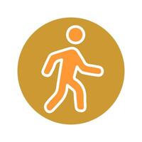 Person Walking Icon Design vector