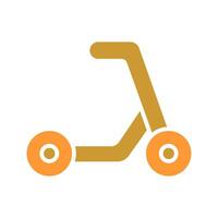 Kick Scooter Icon Design vector