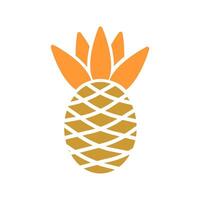 Pineapple Icon Design vector