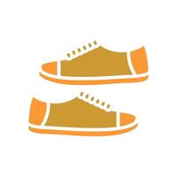 Toddler Shoes Icon Design vector