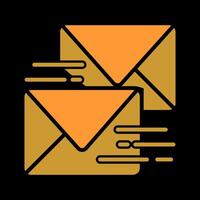 Sent Mail Icon Design vector