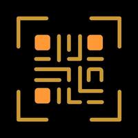 QR Code Generator Icon Design vector