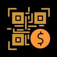 QR Code Payment Icon Design vector