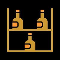 Wine Rack Icon Design vector