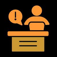 Service Desk Icon Design vector