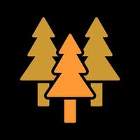 Evergreen Tree Icon Design vector