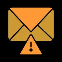 Message Alert Icon Design vector