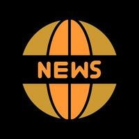 News Website Icon Design vector