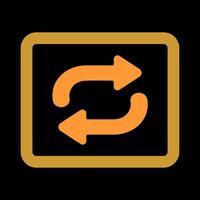 Repeat Button Icon Design vector