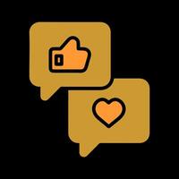 User Feedback Icon Design vector