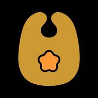 Cute Bibs Icon Design vector