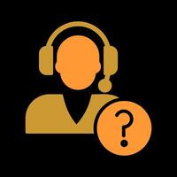 Help Request Icon Design vector