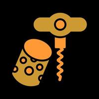 Wine Cork Icon Design vector