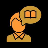 Storytelling Icon Design vector