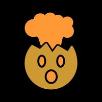 Exploding Head Icon Design vector