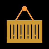 Barcode Sales Icon Design vector
