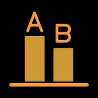 AB Testing Icon Design vector
