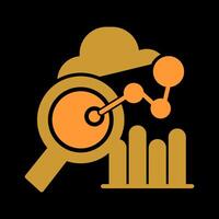 Workforce Analytics Icon Design vector