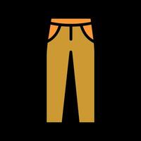 Pants Icon Design vector