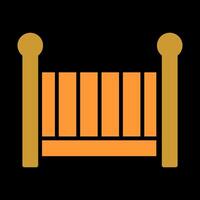 Nursery Cots Icon Design vector