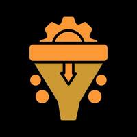 Conversion Rate Icon Design vector