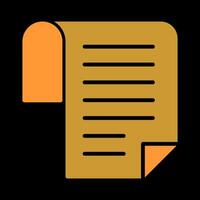 Document Icon Design vector