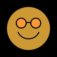 Nerd Face Icon Design vector