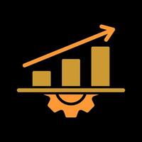 Performance Metrics Icon Design vector
