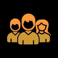 Group Photo Icon Design vector