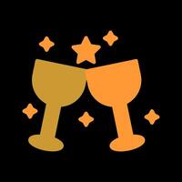 Wine Party Icon Design vector