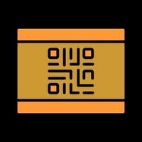 QR Code Business Card Icon Design vector