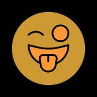 Zany Face Icon Design vector