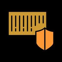 Barcode Security Icon Design vector