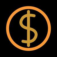 Dollar Icon Design vector