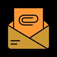Attachment Clip Icon Design vector