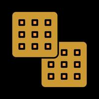 Waffle Icon Design vector