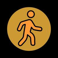 Person Walking Icon Design vector