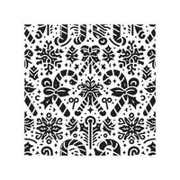 Repeating Candy Cane Motifs for Christmas vector