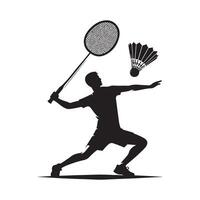 Badminton Net Silhouette vector