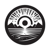 Frisbee Player Sprinting Silhouette vector