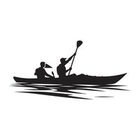 Silhouette of Swimmer Performing Stroke on White Background vector
