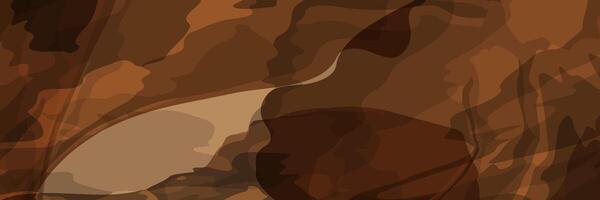 Abstract background with flowing chocolate, coffee or cocoa. vector
