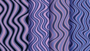 Abstract pattern. Texture with wavy, curves lines. Twisted and distorted texture in trendy. vector