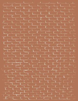 Simple Line Drawing Of Urban Brick Wall Texture