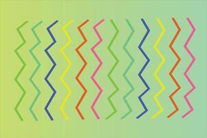 Repetitive Colorful Curve Lines Background vector