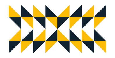 Minimal Yellow and Black Geometric Shapes vector