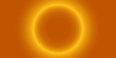 Gradient Circle Sun Illustration with Warm Tones vector