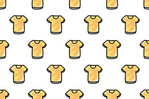 Seamless pattern background clothes vector
