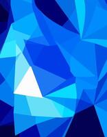 Blue polygon background design. Wallpaper design vector