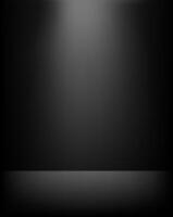 Black background design with lighting effect vector